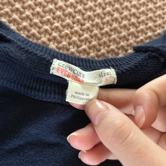 ✨2 PACK✨ Girls Sweatshirts from Crewcuts | Girls Size 8 - Picture 4 of 5